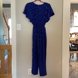 Vintage Nina Piccalino Blue jumpsuit
